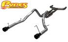 2005-2009 Mustang V6 4.0 Pypes Phantom True Dual Mid Muffler Exhaust Black Tips New. Price: $753.79.