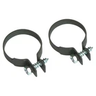Exhaust Tail Pipe To Hanger Clamps 2" Phosphate 1960-75 Chevelle Skylark 2PC New. Price: $24.00.