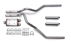 96-99 Gmc Sierra Truck Mandrel Dual Exhaust Kit Magnaflow Muffler Chrome Tips New. Price: $336.99.