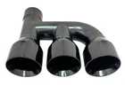 Exhaust Tip Offset 2.50 Inlet 3.50 Triple 9.00 Long WDWSTP35009-250 Bc-ss 304 New. Price: $119.99.