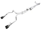 Awe 0FG Flat Bumper Split Rear Exit Exhaust W/ Quad Black Tips For Gm 1500 6.2L New. Price: $2415.79.