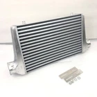 Emusa Aluminum Polished Intercooler Overall Size 25" X12" X3", Inlet/outlet New. Price: $113.99.