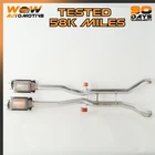07-11 Bentley Continental Gtc 6.0L Left Right Middle Exhaust Downpipe Oem Used. Price: $513.00.