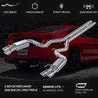 Mbrp S7205AL Quad Exit 3" Cat-back Exhaust 2018-2023 Ford Mustang Gt 5.0L V8 New. Price: $794.99.