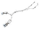 Awe For Audi B9 S5 Sportback Touring Edition Exhaust Non-resonated (silver New. Price: $2840.00.