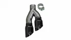 Corsa 14031BLK Black Pvd Twin 4.0 Pro Series Exhaust Tips (clamp On Universal) New. Price: $381.99.