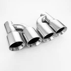 Pair SS304 3" Inlet Quad 4" Out Exhaust Tips 2015-17 Ford Mustang V6/GT V8 New. Price: $248.97.