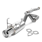 For 1993-1997 Honda Civic Del Sol 4.5" Muffler Tip Catback Racing Exhaust System New. Price: $151.99.