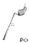 Resonator Pipe Muffler Exhaust System Kit Fits: 2001-2009 Volvo S60 Turbo New. Price: $316.81.