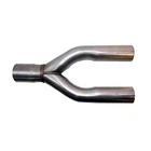 Exhaust Y Pipe 2.50 Dia Single Inlet To Dual Outlets Aluminized Steel New. Price: $47.50.