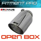 Remus Sport Exhaust 90MM Straight Rolled Edge Chrome Tail Pipe Tip 0006 05R Used. Price: $123.64.