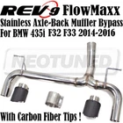 REV9 CB-211A Axle-back Exhaust Carbon Fiber Tip Kit For Bmw 435I F32 2014-16 New. Price: $408.10.
