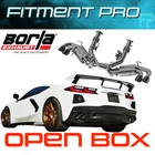 Borla 140841BC Atak 3" Exhaust System For 2020-2026 Chevrolet Corvette C8 6.2L Used. Price: $3831.81.