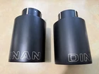 D663-0574-BOX Dinan Double-walled 4" Clamp-on Exhaust Tip (black Ceramic) New. Price: $190.00.