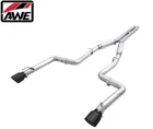 Awe Track Cat-back Exhaust W/ 4.5" Black Tips For 15-23 Dodge Charger 6.4L/6.2L New. Price: $1515.00.
