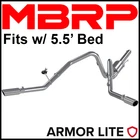 Mbrp Armor Lite Cat-back Exhaust System 04-08 Ford F-150 4.6L 5.4L W/5.5 Ft. Bed New. Price: $519.99.