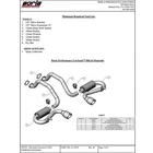 Borla 140017 S-type Cat Back Exhaust For 97-04 Chevrolet Corvette Z06 C5 5.7L V8 New. Price: $1097.99.