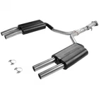 Flowmaster 17153 Force Ii Cat-back Exhaust 2.5" Aluminized Quad Brushed Tips New. Price: $1126.95.