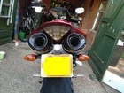 Yamaha YZF1000 R1 04-06 Stainless Oval Carbon Outlet Road Legal Exhaust Pipes New. Price: $715.05.