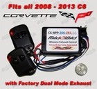 2006 - 2013 C6 Corvette Mild Wild Npp Exhaust Control Free Usa Shipping New. Price: $72.95.