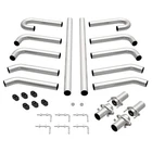 Magnaflow 10703 Custom Builder Kit 3" Bends Flanges Hangers Stainless Exhaust New. Price: $981.00.