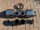Fabspeed Center Mini Maxflo Exhaust System W/carbon Fiber - Porsche 991 GT3/RS Used. Price: $1600.00.