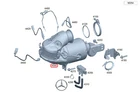 Genuine Mercedes-benz A2541405500 Exhaust Pipe / Catalytic Converter W206 OM254 New Neu. Price: $1744.64.