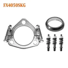 FX4050SKG 1/2" Triangle Exhaust Split Flange Kit For 1/4" Od Flared Y Pipe New. Price: $33.77.