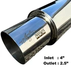 Hks Oem Hi-power Exhaust Muffler Single Universal Inlet 2.5 Outlet 4.0 Inches New. Price: $89.00.
