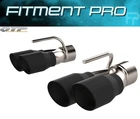 Qtp Black Quad Tip Adapter For 15-18 Dodge Challenger 6.2L/6.4L 304SS Exhaust 3" New. Price: $419.32.