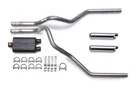 99-06 Chevy Silverado Truck Mandrel Dual Exhaust Kit Flowmaster 40 Chrome Tips New. Price: $276.99.