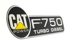 Caterpillar F-750 Ford Truck Fender/cab Emblem New. Price: $40.43.