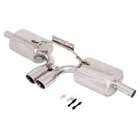 Manzo Stainless Steel Axleback Exhaust For Boxster 986 / 97-04 2.5L 2.7L New. Price: $2999.00.