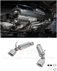 For 14-16 Infiniti Q60 T-304 Dual Muffler Axle Back 4.5 Inch Tips Exhaust New. Price: $3269.98.