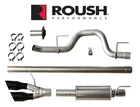 2010-2014 Ford F-150 Roush Cat-back Side Exit Exhaust System Kit W/ Black Tips New. Price: $1139.99.