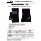Hks Front Floormat Set Lhd For 93-02 Toyota JZA80 Supra 51007-AK435 New. Price: $187.91.