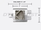 Flowsound 725422 Performance Muffler 2.5 Inlet 2.25" Outlet 1 Chamber New. Price: $99.99.