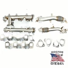 High Flow Exhaust Manifold & Up Pipes For 17-25 Chevy Gmc 6.6 Duramax Diesel L5P New. Price: $729.99.