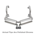 Fabspeed Porsche 981 Boxster/cayman Tracktec Standard Exhaust 13-16 Chrome Tips New. Price: $4594.95.