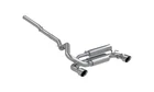 Mbrp S4203AL 3" Dual Rear Exit Cat-back Exhaust 16-18 Ford Focus Rs Ecoboost New. Price: $614.99.