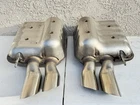 Ford Mustang Gt 2018-2023 Oem Exhust Muffler With Crome Tips Set 5.0L Used. Price: $260.00.
