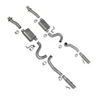 For 1986-2004 Mustang Bbk Cat Back Kit Varitune Mufflers Stainless Steel Tips New. Price: $617.49.