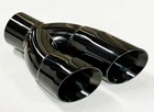 Exhaust Tip 2.25" Inlet 3.00" Outlet 9.50" Long WDWDS30095-225-BC-SS Dual Double New. Price: $79.99.