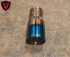Valvetronic Designs 3.0/76MM Single Wall Burnt Steel Exhaust Tip - Universal New. Price: $80.10.