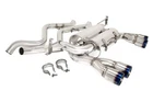 Megan 3" Quad Burnt Roll Tip Axle Back Exhaust + Connecting Pipe For Bmw M3 E92 New. Price: $725.56.