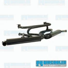 Empi Vw Dual Quiet Pack Exhaust System, 1-3/8IN. Premium Header, Black W/chrome New. Price: $270.00.