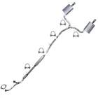 Stainless Steel Front Pipe Exhaust System Kit Fits: 2011-2015 Ford Explorer 3.5L New. Price: $538.81.