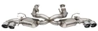 Corsa 2020-26 Corvette C8 3IN Valved Cat-back 4.5IN Pol Quad Tips Fits Factory New. Price: $4199.99.