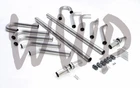 Stainless 2.5" Mandrel Bend Tubing Hot Rod Universal Exhaust Pipe Kit & Flange New. Price: $159.95.