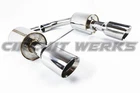 Ford Mustang Gt 15-17 Exhaust W/ Dual Mufflers 4" Tips V8 5.0L Thick Walled New. Price: $209.99.